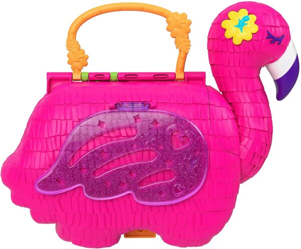 Mattel Polly Pocket Polly Flamingo Πινιάτα Έκπληξη Σετ (HGC41)