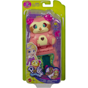 Mattel Polly Pocket™ Mini: Σετάκια Flip And Reveal Tropical Sloth (GTM59/GTM56)