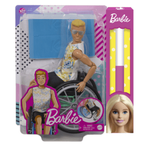 Λαμπάδα Barbie® Fashionistas™ #167 Original Ken™ Με Αναπηρικό Αμαξίδιο (GWX93)
