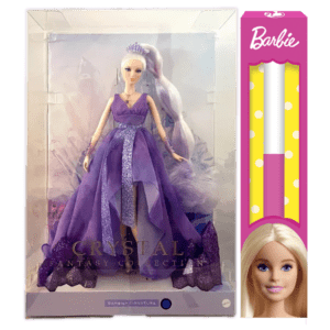 Λαμπάδα Barbie® Crystal Fantasy Collection Signature Doll with Amethyst Necklace (GTJ96)