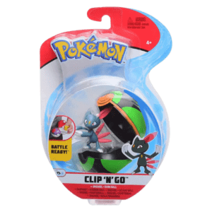 Jazwares Pokemon Clip 'N' Go - Ultra Ball with Sneasel Battle Figure 5cm (PKW0153)