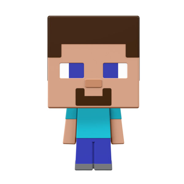 Mattel Minecraft -Mob Head Μίνι Φιγούρα Steve (HDV66/HDV64)