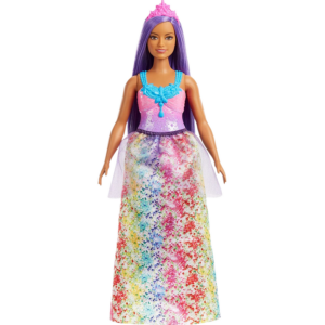 Barbie™ Dreamtopia Princess Doll: Curvy, Purple Hair (HGR17/HGR13)