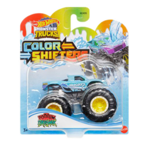 Mattel Hot Wheels® Monster Trucks™ Color Shifters® Podium Grasher™ (HGX08/HGX06)