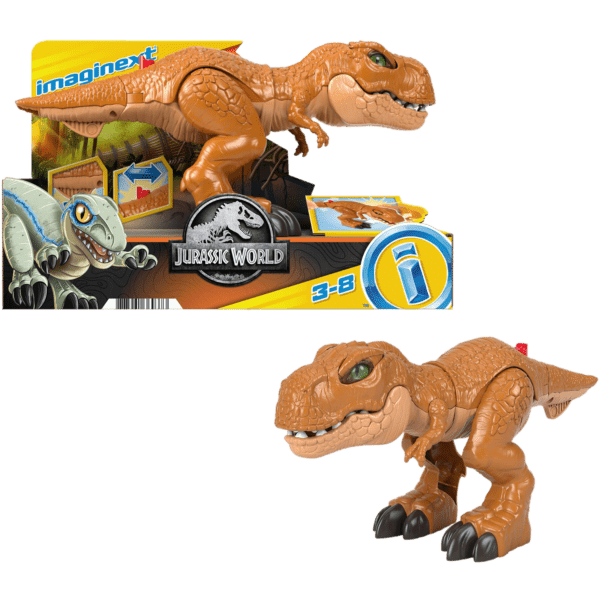 Fisher Price® Imaginext® Jurassic World™ Dominion, Thrashin' Action Δεινόσαυρος T-Rex (HFC04)