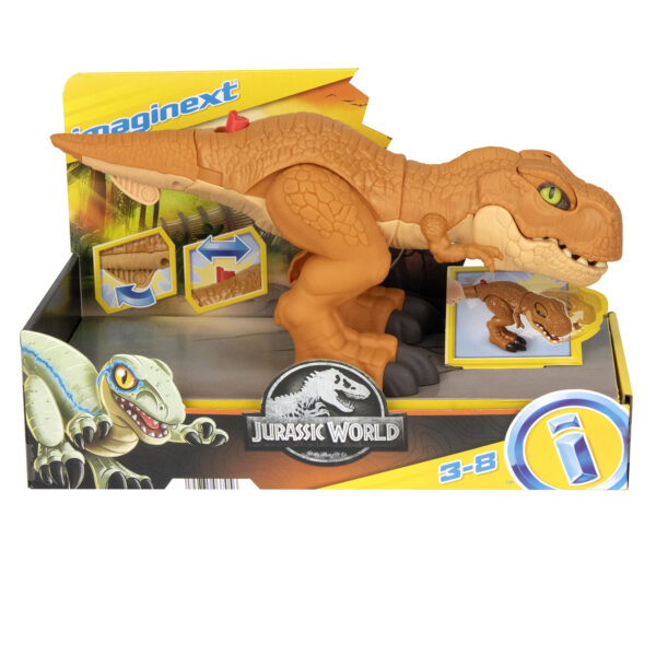 Fisher Price® Imaginext® Jurassic World™ Dominion, Thrashin' Action Δεινόσαυρος T-Rex (HFC04)