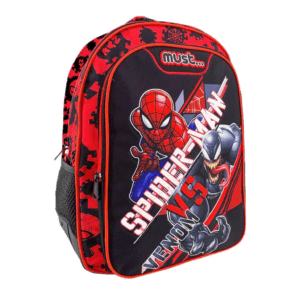 MUST Σχολική Τσάντα Πλάτης Δημοτικού Spiderman vs Venom με 3 θήκες (500991)