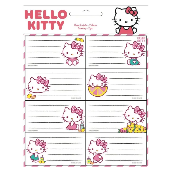 Gim Ετικέτες Αυτοκόλλητες Hello Kitty 16τμχ (776-77146)