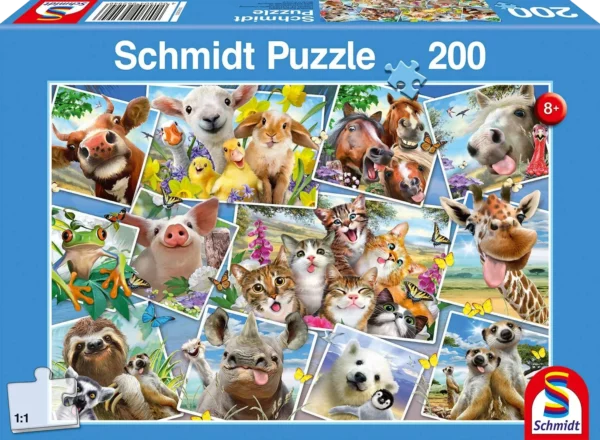 Schmidt Puzzle 200pcs Animal Selfies (56294)