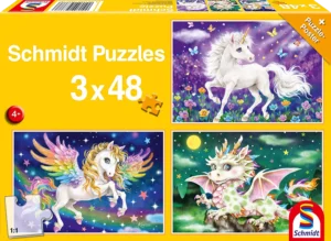 Schmidt Puzzle Μυθικά Πλάσματα 3x48pcs (56377)