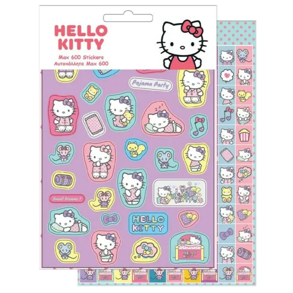 Gim Αυτοκόλλητα Max Hello Kitty 600τμχ (776-77279)