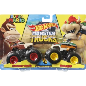 Mattel Hot Wheels® Monster Trucks: Super Mario Donkey Kong Vs Bowser (GTR48/FYJ64)