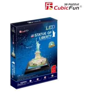 CubicFun 3D Puzzle 37pcs, Statue Of Liberty with LED (L505h)