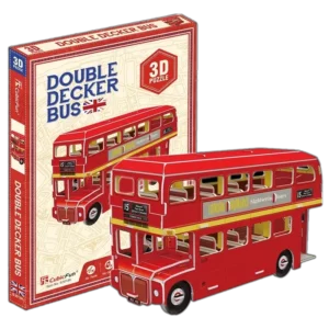 CubicFun 3D Puzzle 57pcs, Double Decker Bus (S3018h)