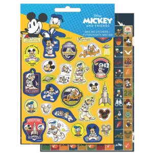 Gim Αυτοκόλλητα Max Mickey & Friends 600τμχ (773-00379)