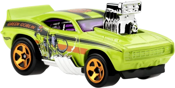 Mattel Hot Wheels® Αυτοκινητάκια 1:64 - Marvel Spiderman, Camaro Z28 Green Golbin, Car 4/5 (HDG78/HFW35)