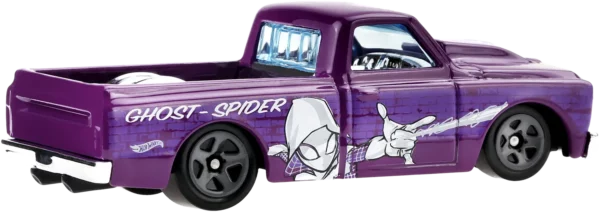 Mattel Hot Wheels® Αυτοκινητάκια 1:64 - Marvel Spiderman, 67 Chevy C10 Ghost-Spider, Car 5/5 (HDG75/HFW35)