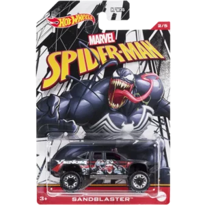 Mattel Hot Wheels® Αυτοκινητάκια 1:64 - Marvel Spiderman, Sandblaster Venom Car 2/5 (HDG77/HFW35)