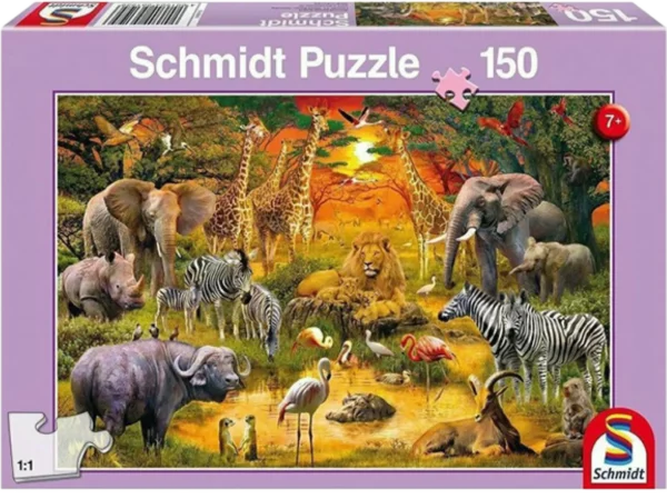 Schmidt Puzzle 150pcs - Ζώα της Αφρικής (56195)