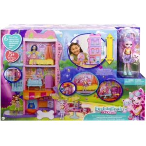 Mattel Royal Enchantimals™ City Tails™ Town House & Cafe Playset (HHC18)