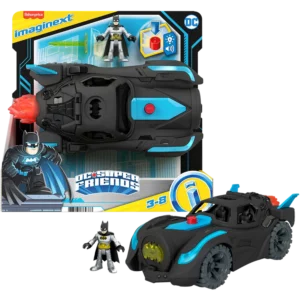 Fisher Price Imaginext® DC Super Friends™ Batmobile™ με Φώτα και Ήχους (HGX96)