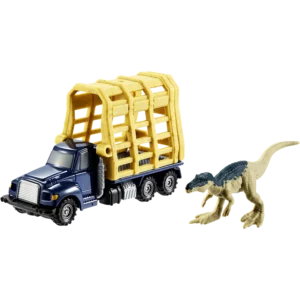 Matchbox Jurassic World Αυτοκινητάκια & Δεινόσαυροι Σετ - Therizinosaurus Trailer (HBH91/FMY31)