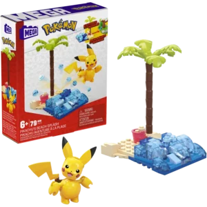 Mega™ Pokémon™ Adventure Builder - Pikachu's Beach Splash Building Set (HDL76/HDL75)