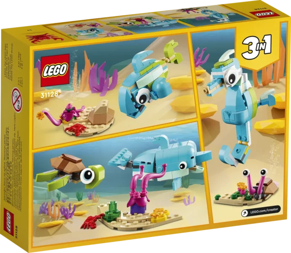 LEGO® Creator: Δελφίνι και Χελώνα (31128)
