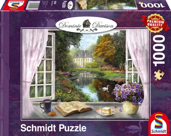 Schmidt Puzzle 1000pcs, Dominic Davison: View of The Castle Gardens (59924)