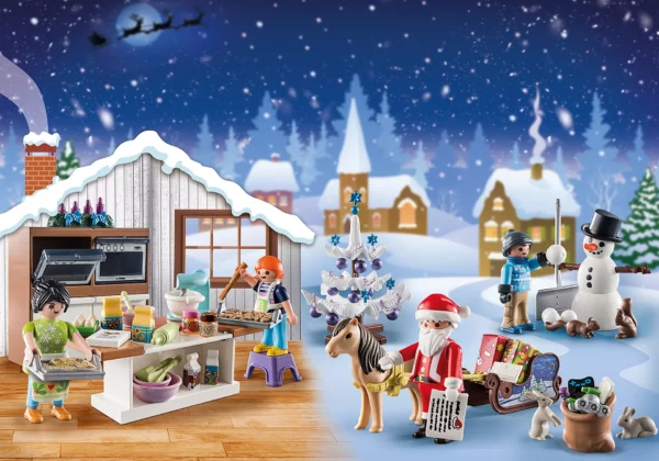 Playmobil Christmas: Advent Calendar Χριστουγεννιάτικο Ημερολόγιο - Χριστουγεννιάτικος φούρνος (71088)