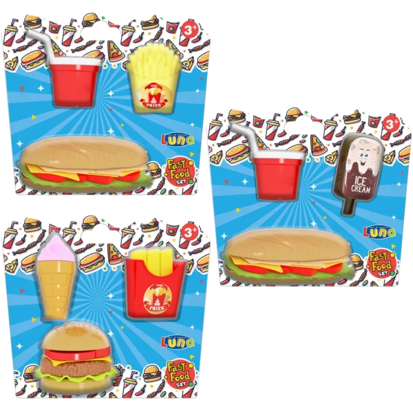 Luna Toys Σετ Φαγητού Fast Food (0622097)