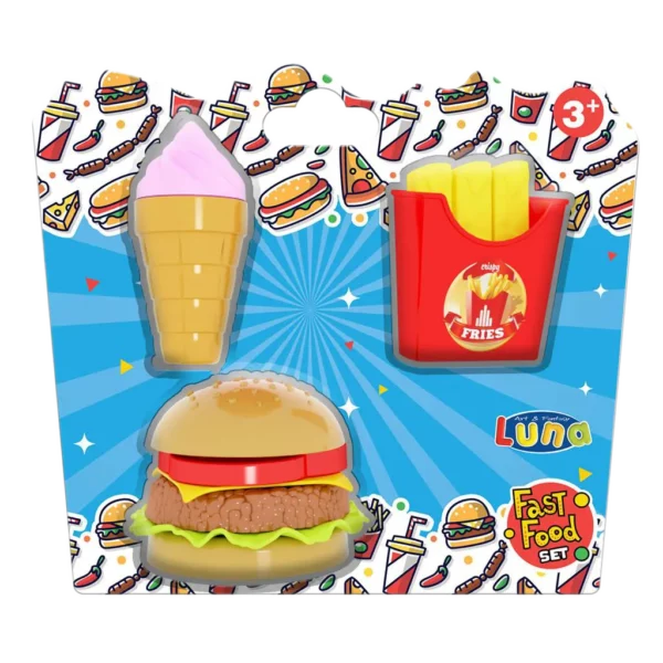 Luna Toys Σετ Φαγητού Fast Food (0622097)
