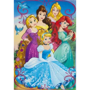Ευχετήρια Κάρτα Με Κοπτικό Disney Princess (11907-4)