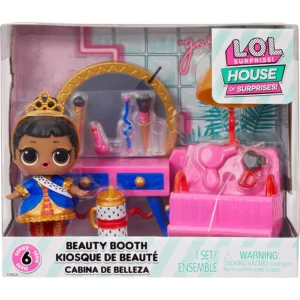 MGA Entertainment L.O.L. Surprise! Furniture Playset with Doll - Her Majesty & Beauty Booth (583776EUC)