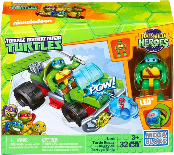 Mega Bloks® Teenange Mutant Ninja Turtles: Half-Shell Heroes Leo™ Turtle Buggy 32pcs (DMW43)