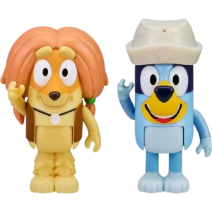 Giochi Preziosi Bluey Doctor Checkup: Indy and Bluey 2Pack Figures (BLY07000)