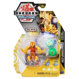 Spin Master Bakugan Evolutions: Evolutions Platinum Power Up Pack - Neo Dragonoid with Nano Fury & Nano Lancer (20138084)