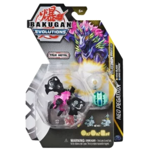Spin Master Bakugan Evolutions: Evolutions Platinum Power Up Pack - Neo Pegatrix With Nano Blade & Nano Siphon (20138083)