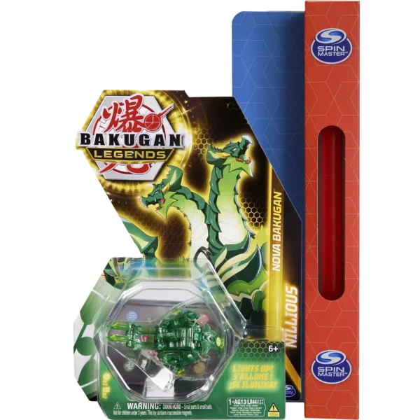 Παιχνιδολαμπάδα Bakugan Legends: Nova Bakugan - Nillious (Green) (20139535)