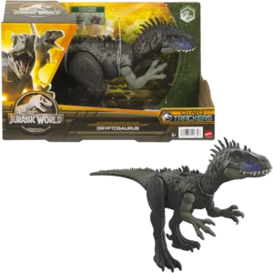 Mattel Jurassic World Dino Trackers, Dryptosaurus Δεινόσαυρος Με Κινούμενα Μέλη, Λειτουργία Επίθεσης Kαι Ήχους (HLP15/HLP14)