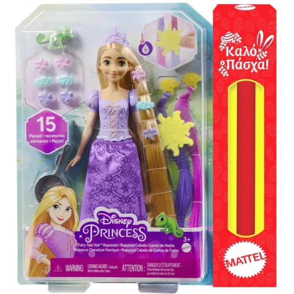 Παιχνιδολαμπάδα Disney Princess Rapunzel Ονειρικά Μαλλιά (HLW18)