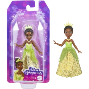 Mattel Disney Princess Μίνι Κούκλα Tiana10cm (HLW71/HLW69)