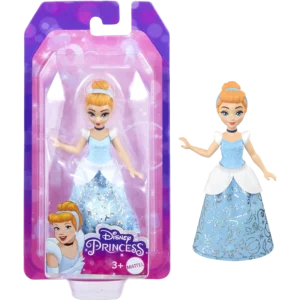Mattel Disney Princess Μίνι Κούκλα Cinderella 10cm (HLW73/HLW69)