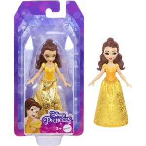 Mattel Disney Princess Μίνι Κούκλα Belle 10cm (HLW78/HLW69)