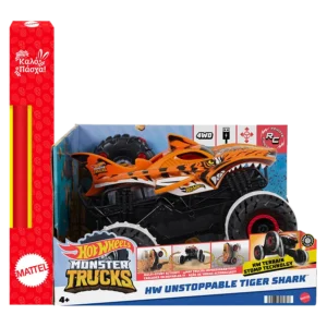 Παιχνιδολαμπάδα Hot Wheels® Monster Trucks Tiger Shark™ Τηλεκατευθυνόμενο Όχημα 1:15 (HGV87)