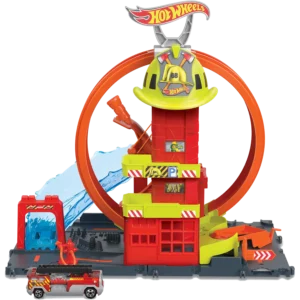Mattel Hot Wheels® City: Πίστα Πυροσβεστικός Σταθμός (HKX41)