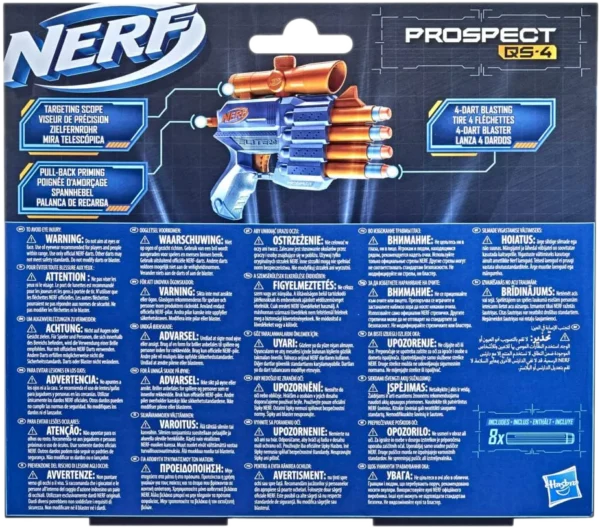Hasbro Nerf Elite 2.0 Prospect Qs-4 Blaster (F4190)