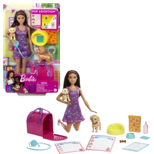 Mattel Barbie® Με Κουταβάκια Λατίνα (HKD86)