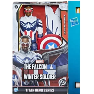 Παιχνιδολαμπάδα Marvel The Falcon and the Winter Soldier: Titan Hero Series - Captain America (F2075)