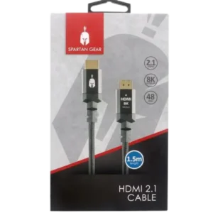 Spartan Gear - HDMI 2.1 Cable (length: 1,5m - Aluminum with gold plated plugs) (SGCADMI03)